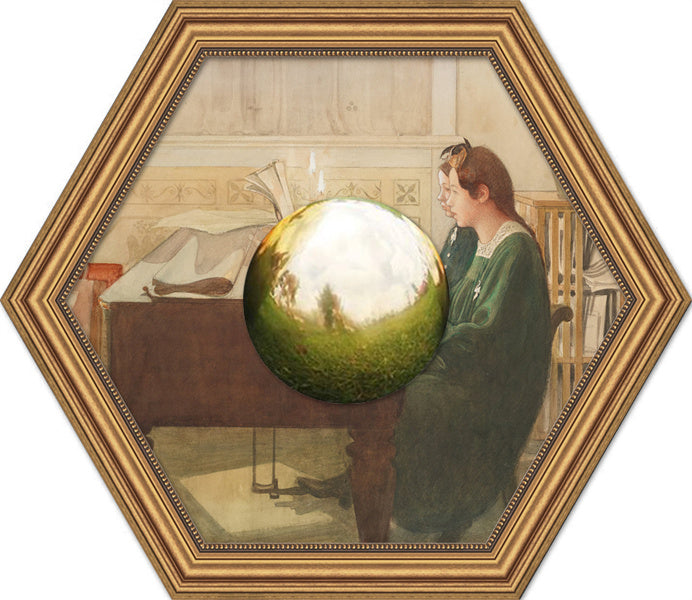 Home Decor Malbec Painting and Mirror - Scene 5