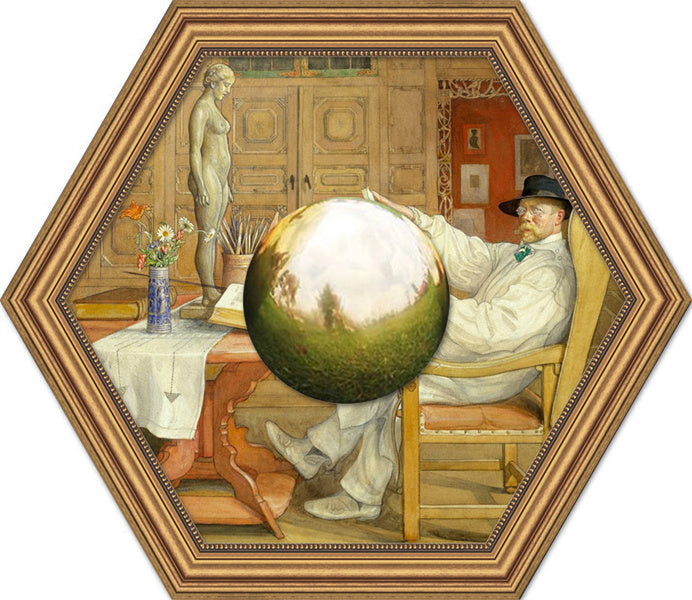 Home Decor Malbec Painting and Mirror - Scene 9