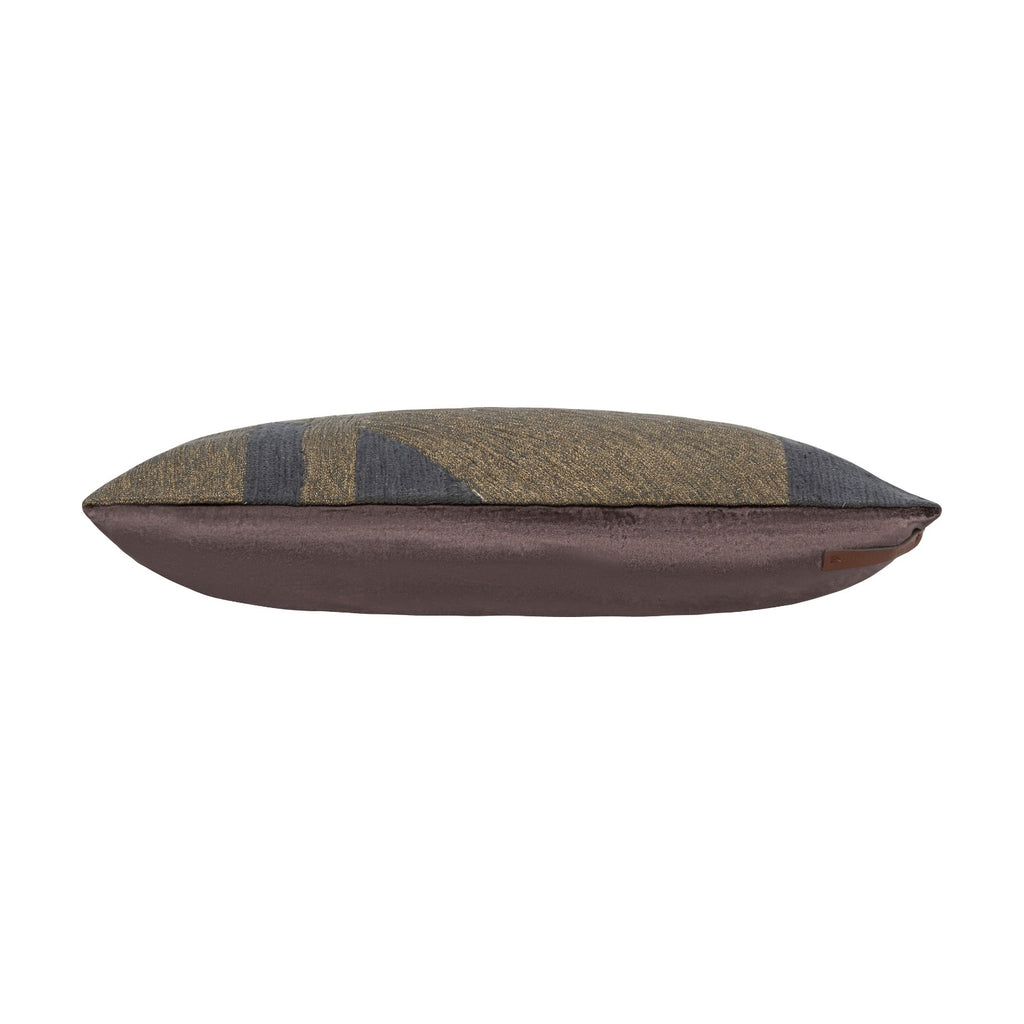 Nim Metallic Gold and Silver Pillow