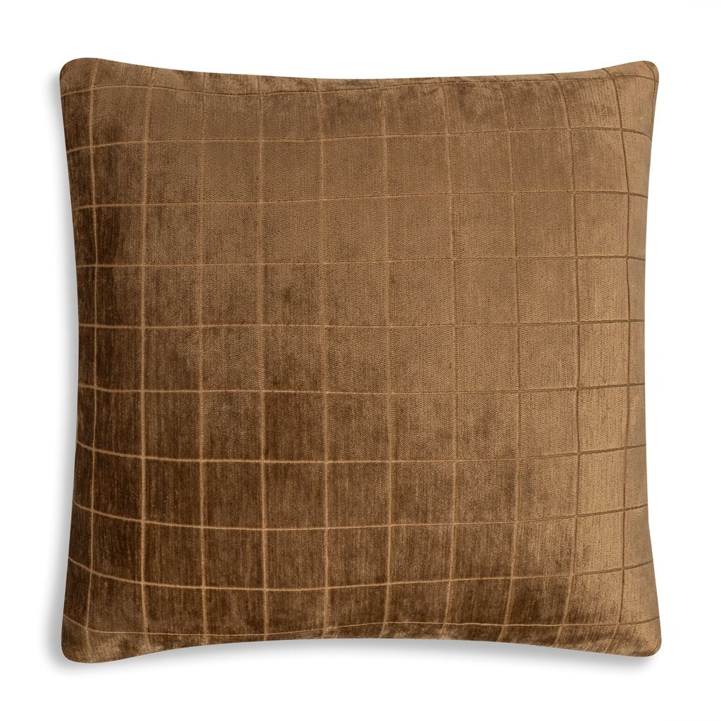 Terry Rust Plaid Pillow