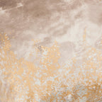 Zen Gold Silver Velvet Pillow