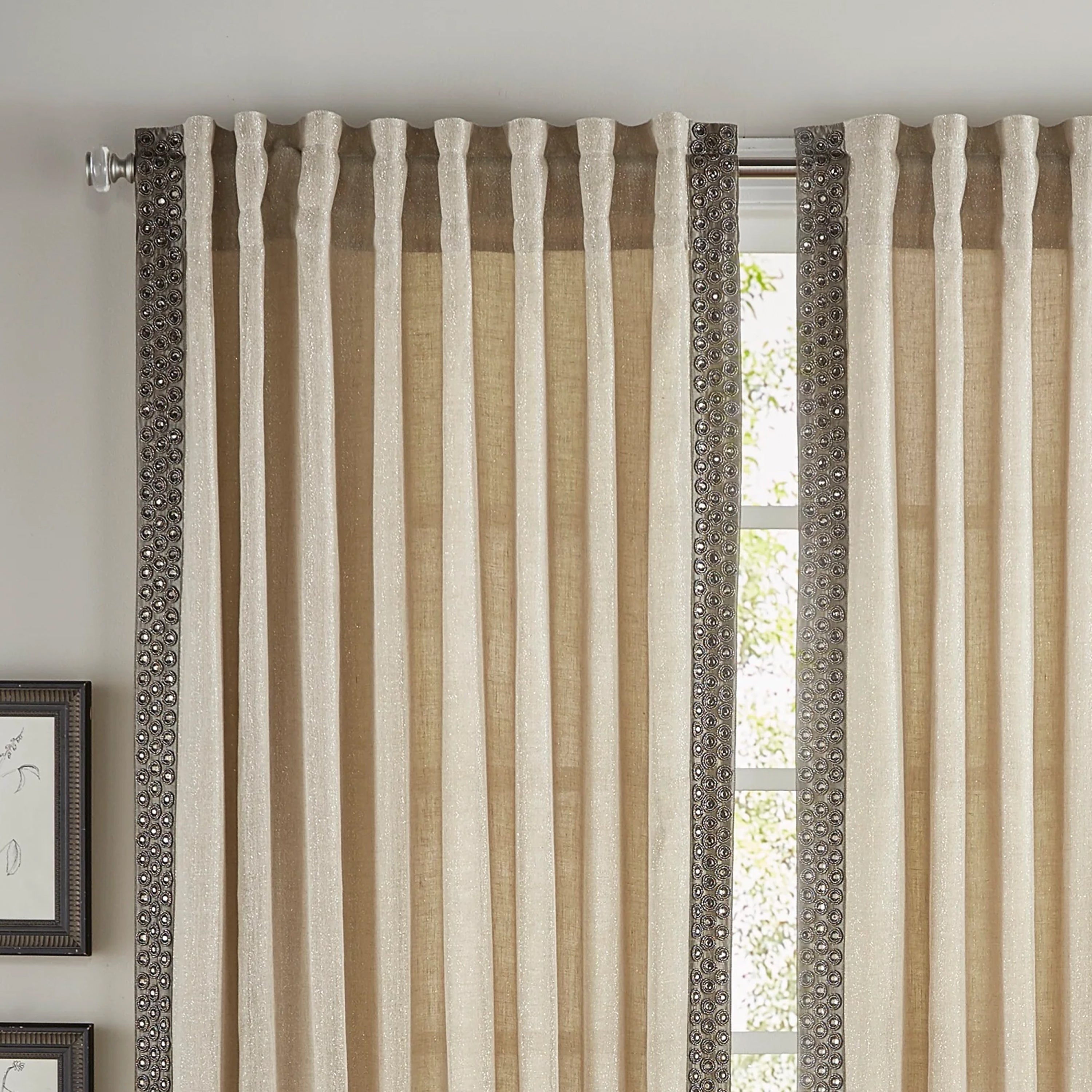 Zia Wheat Linen Panel