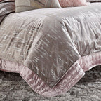 Zilar Grey Velvet Duvet