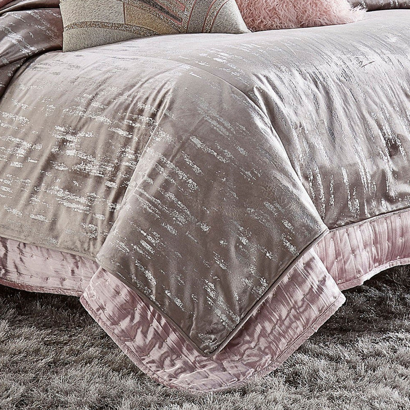 Zilar Grey Velvet Duvet