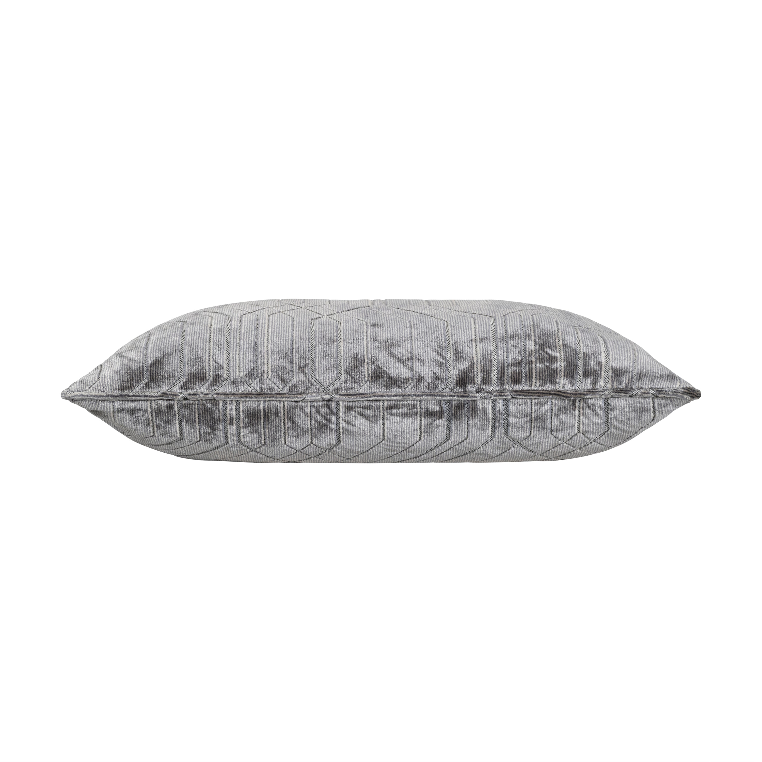 Zira Geometric Light Grey Pillow