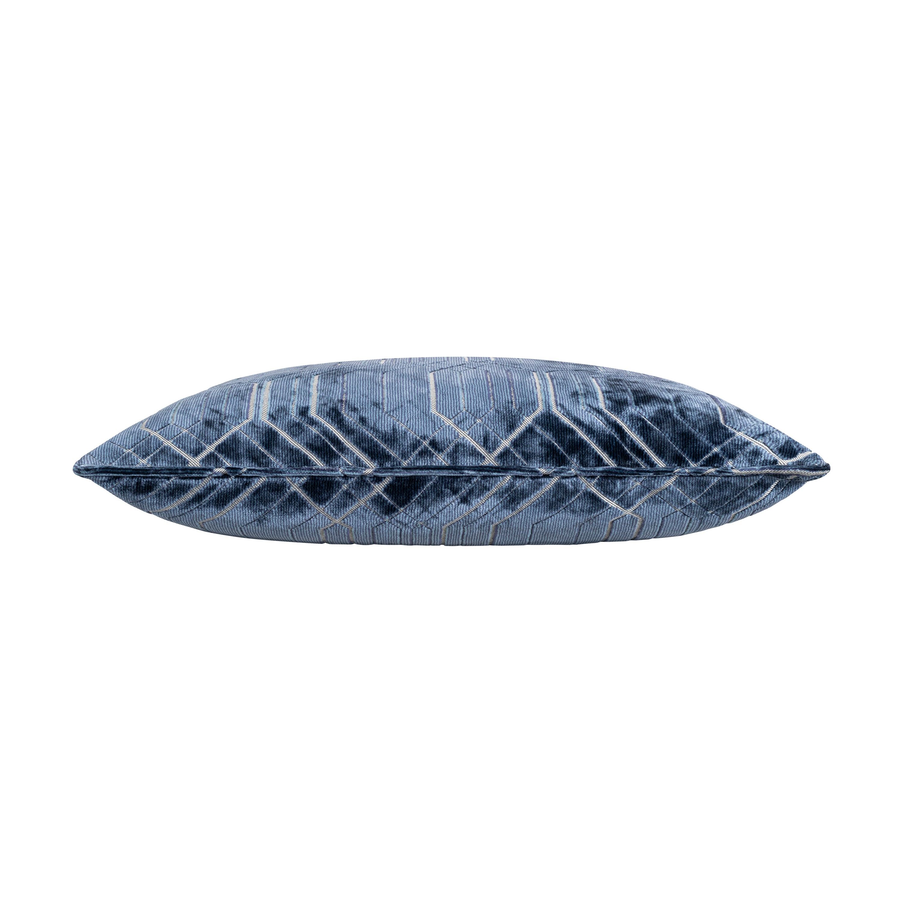 Zira Geometric Navy Pillow