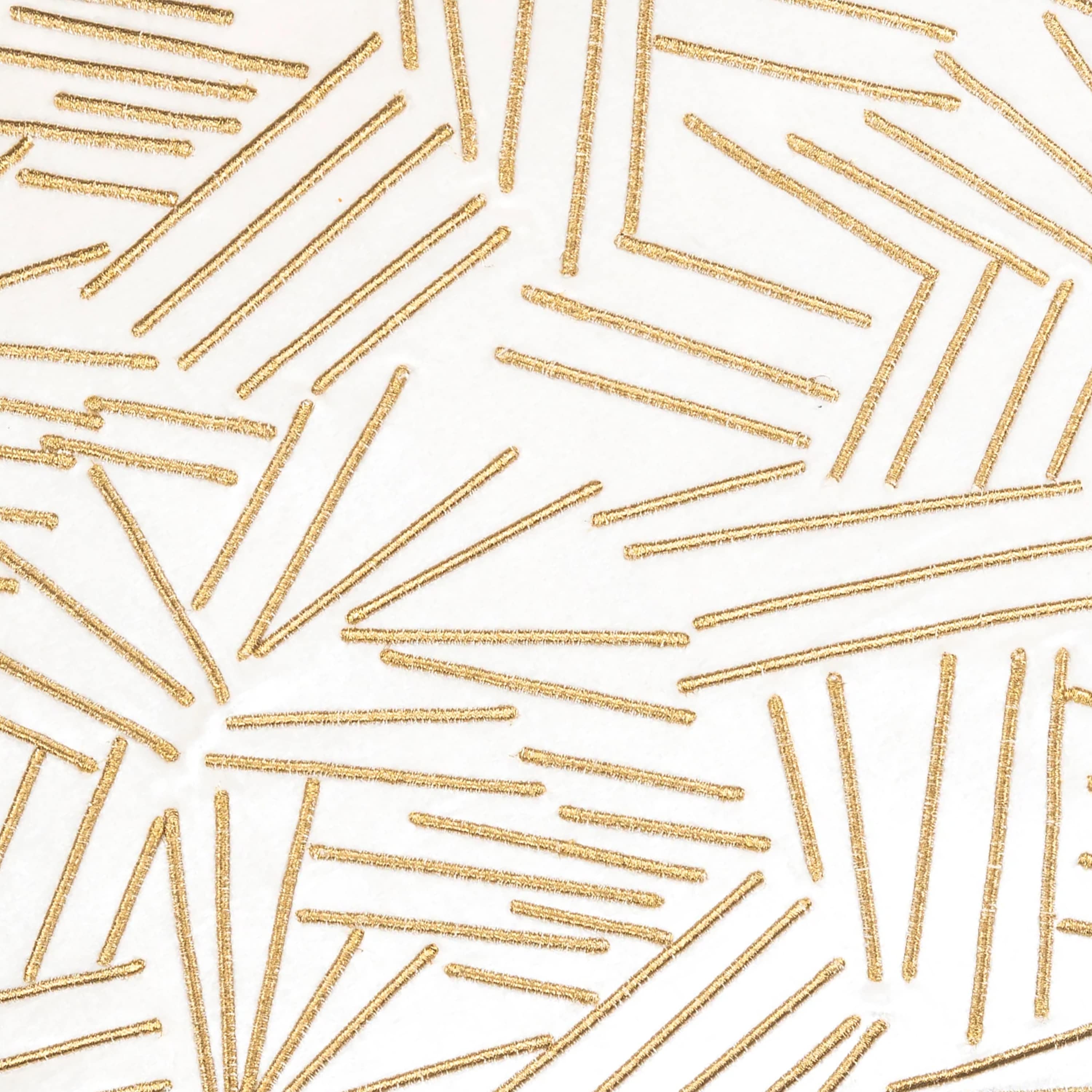 Zora Ivory And Gold Pillow