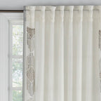 Zuri Ivory Silver Linen Panel
