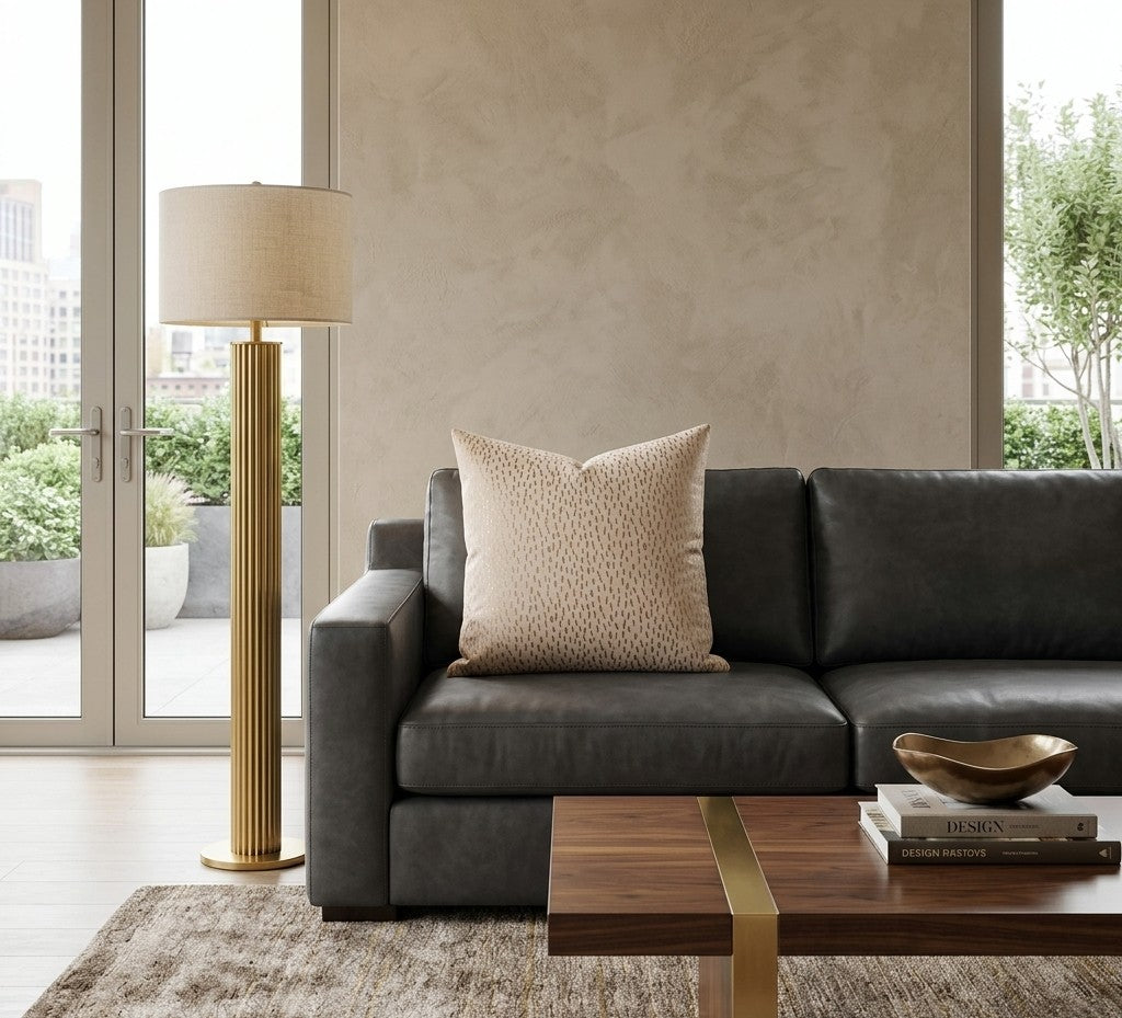 Onyx Gilded Pillow
