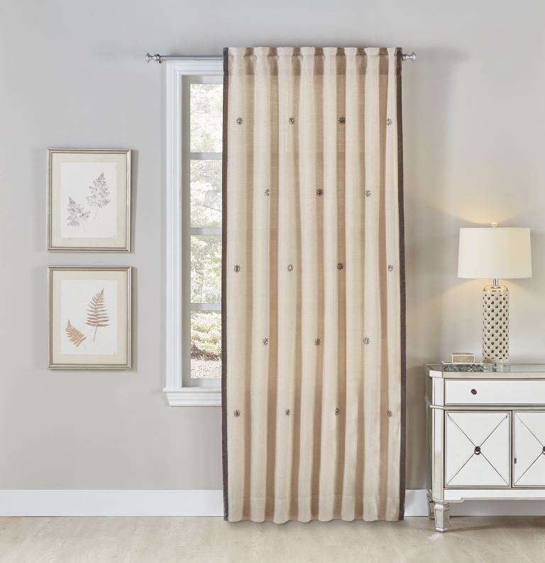 Jewel Wheat Linen Panel