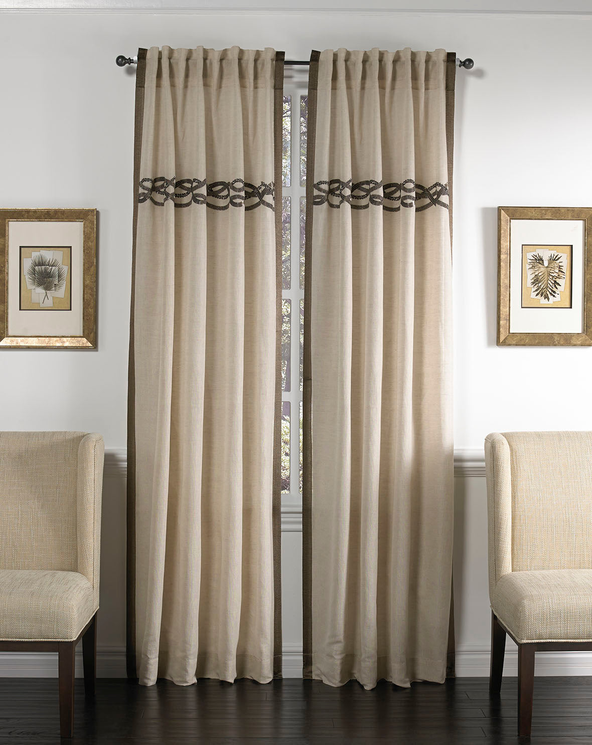 Celle Wheat Colored Cotton Panel