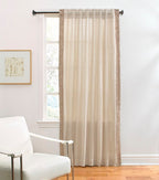 Ellie Wheat Colored Linen Panel