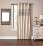 Ory Wheat Colored Cotton Linen Panel