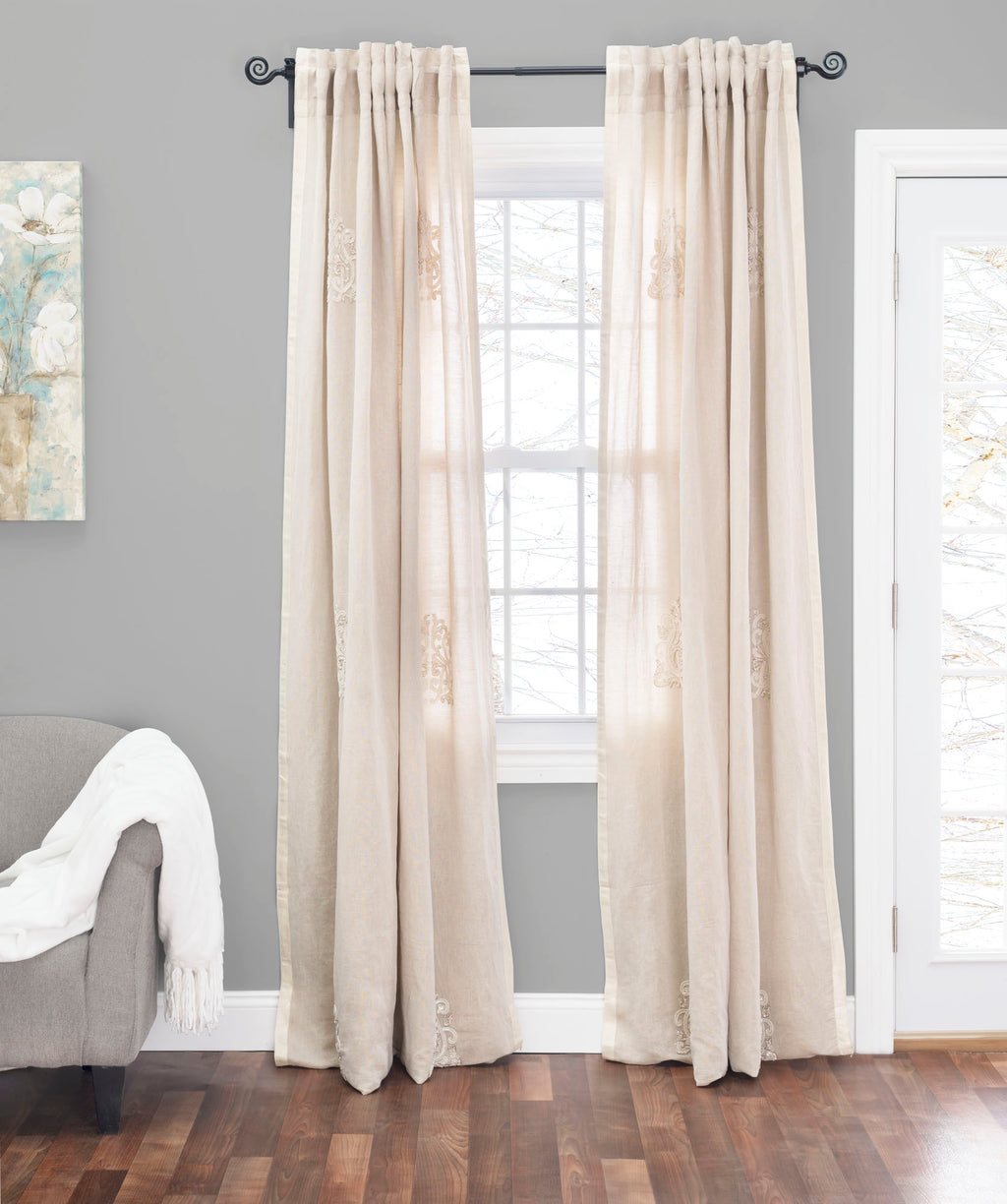 Kerry Wheat Cotton Linen Panel