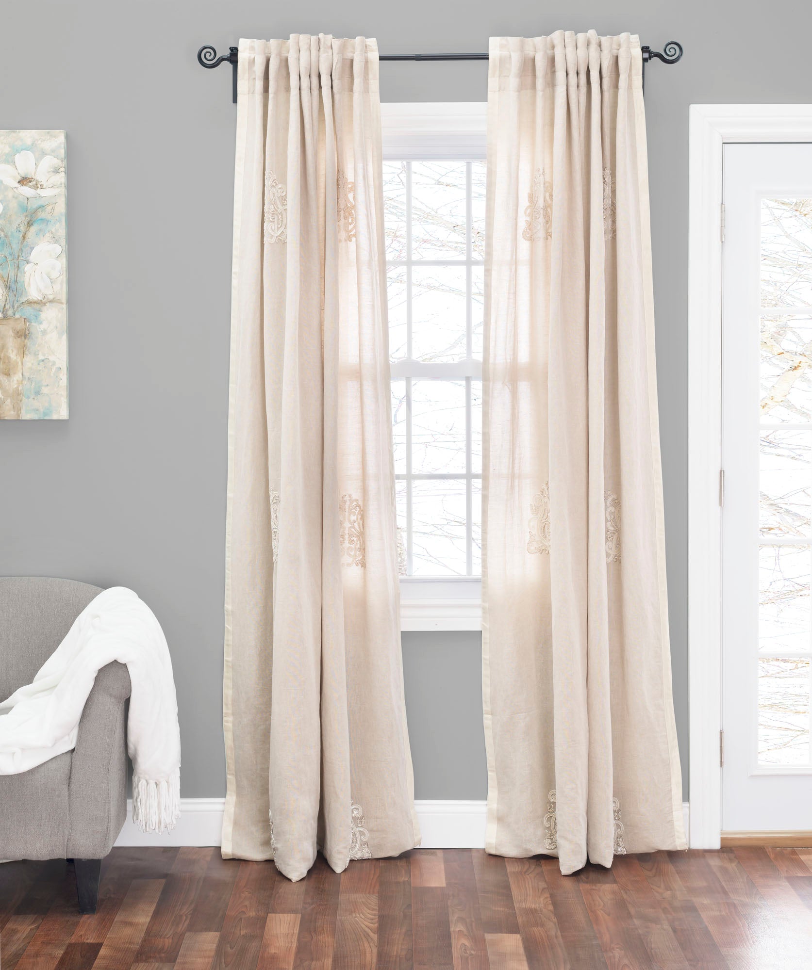 Kerry Wheat Cotton Linen Panel