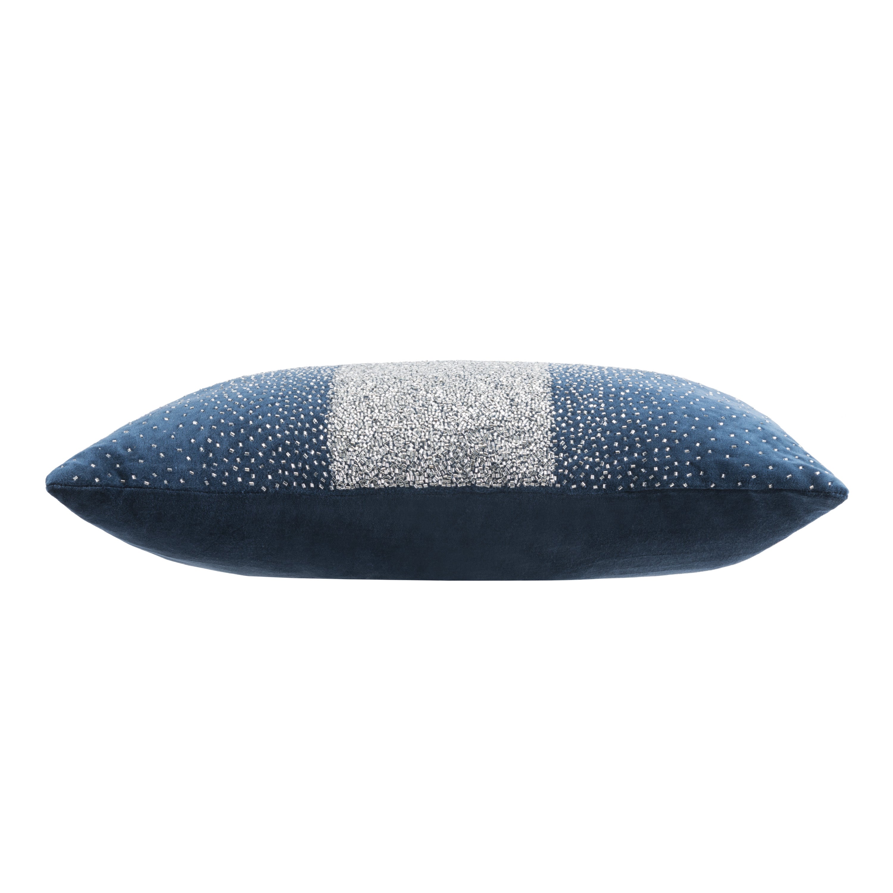 Crystal Navy Pillow