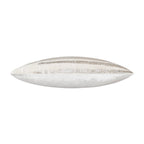 Adele Ivory Silver Velvet Pillow