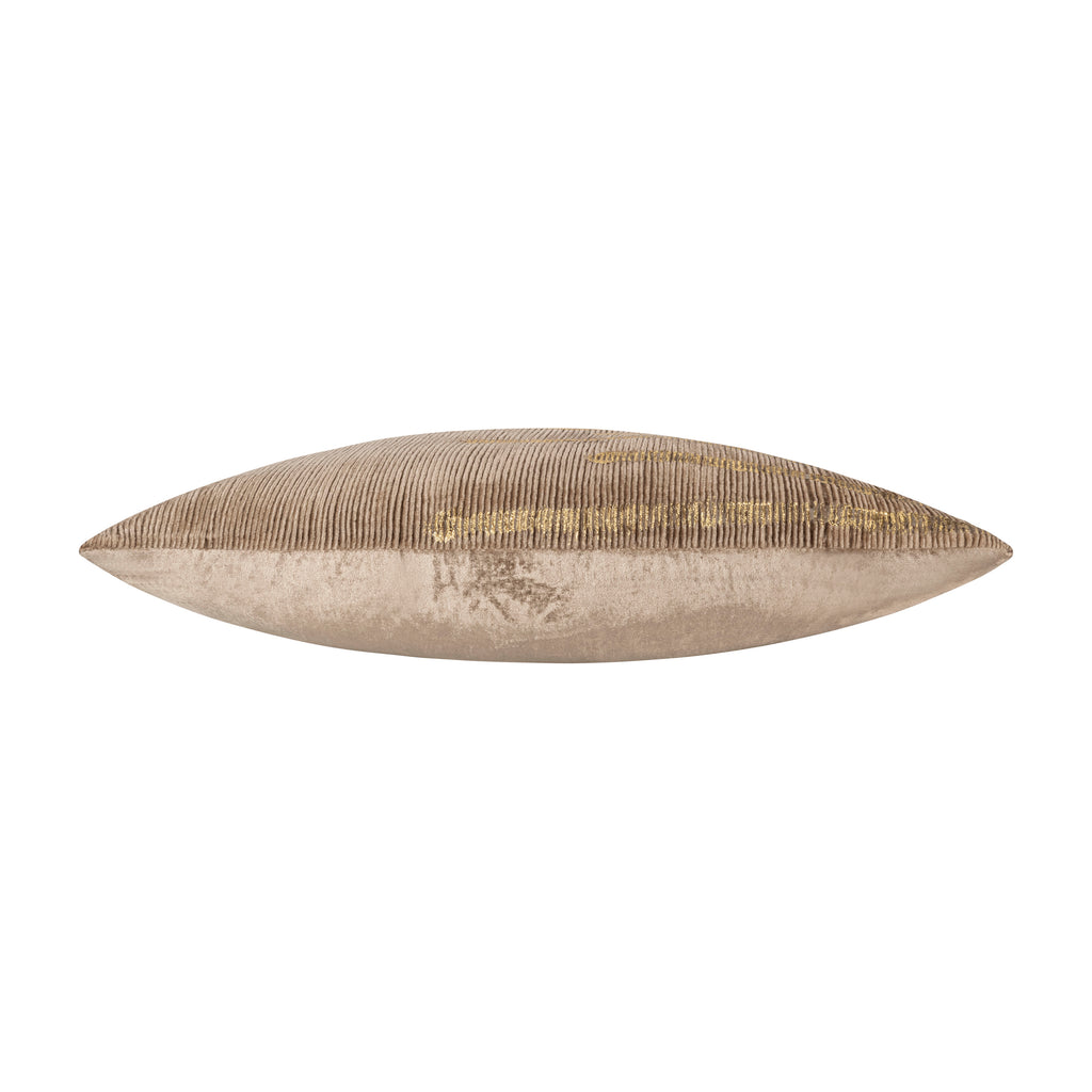 Adele Stone Gold Velvet Pillow