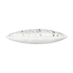 Adele Ivory Silver Velvet Pillow