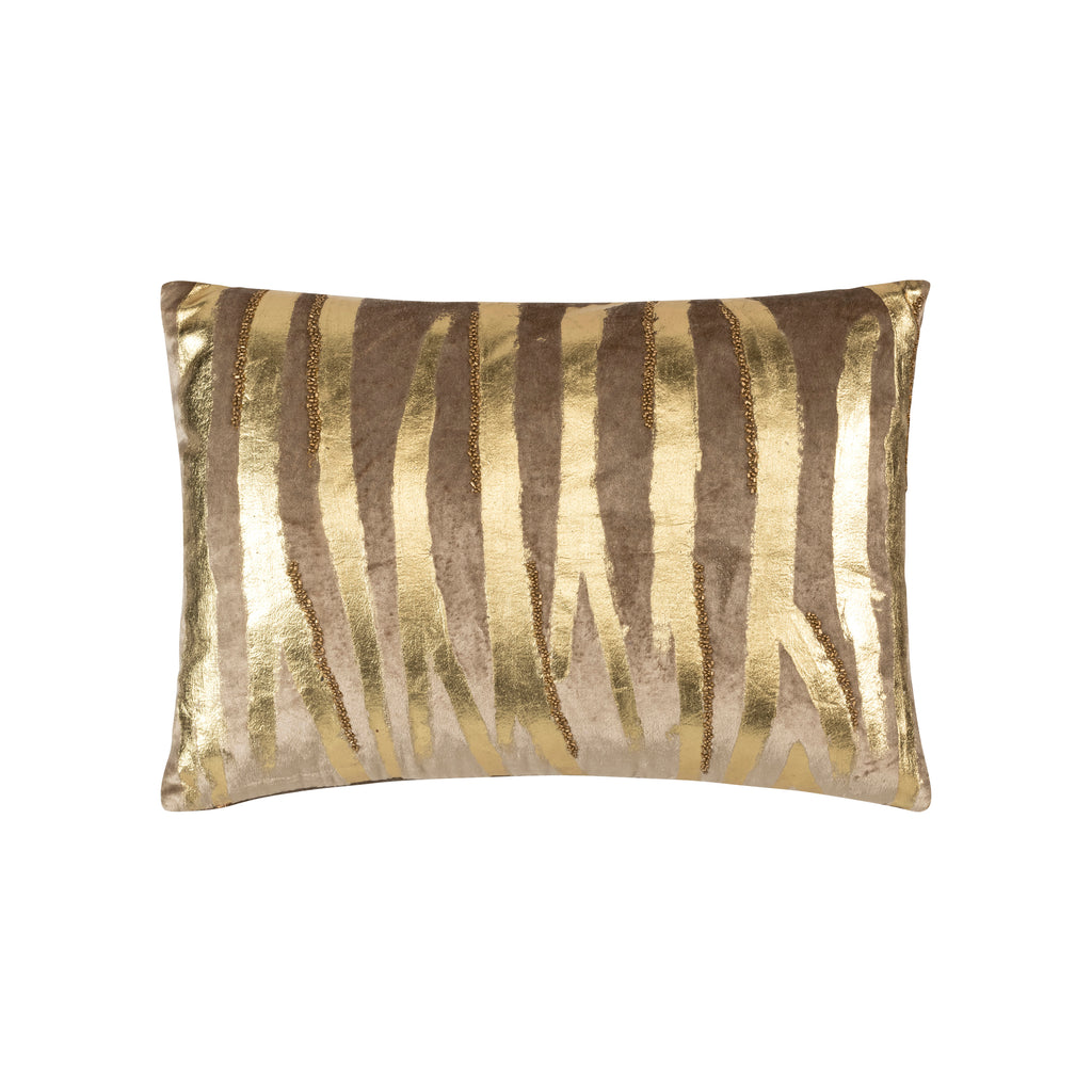 Adele Stone Gold Velvet Pillow