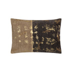 Adele Charcoal Gold Velvet Pillow