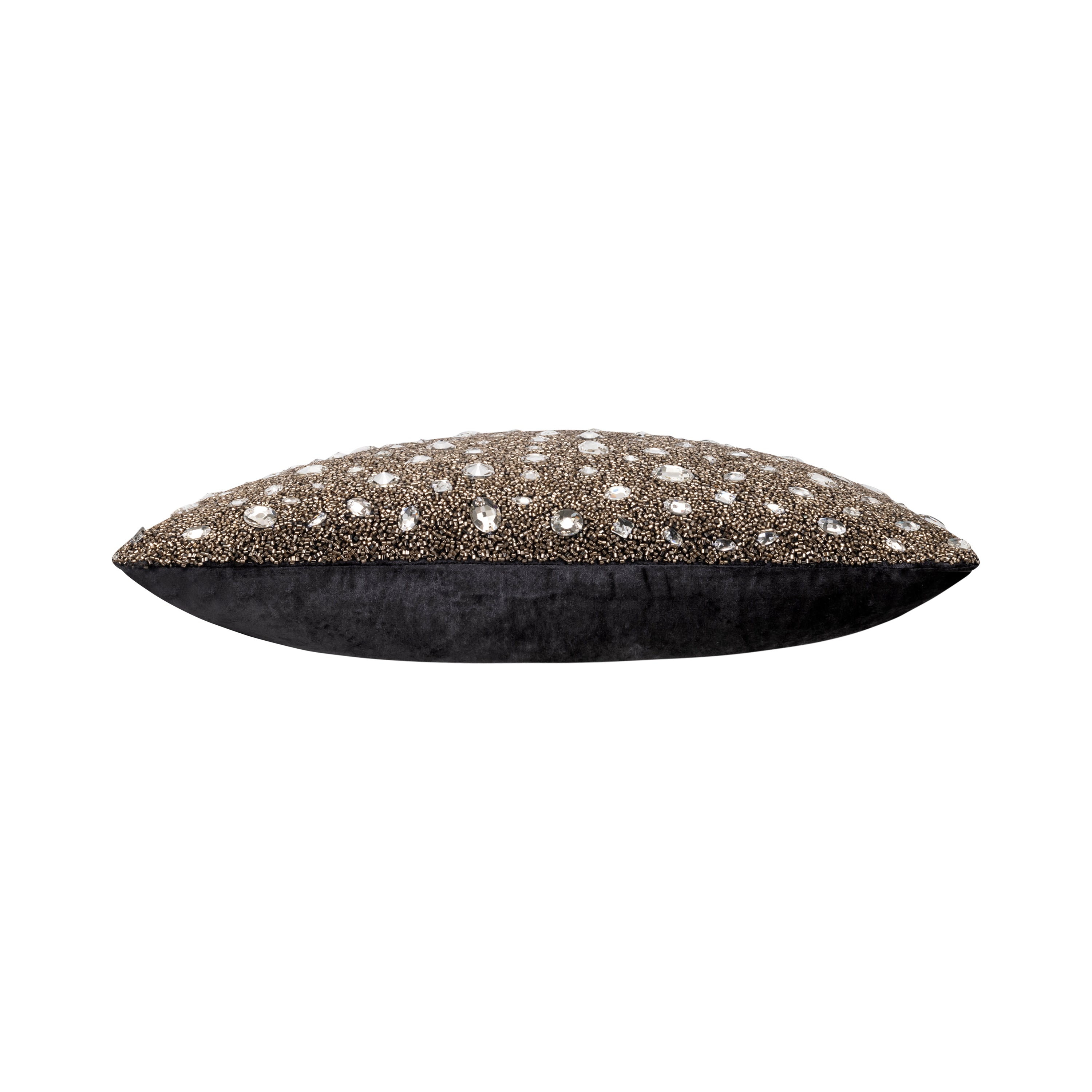 Aida Charcoal Velvet Pillow