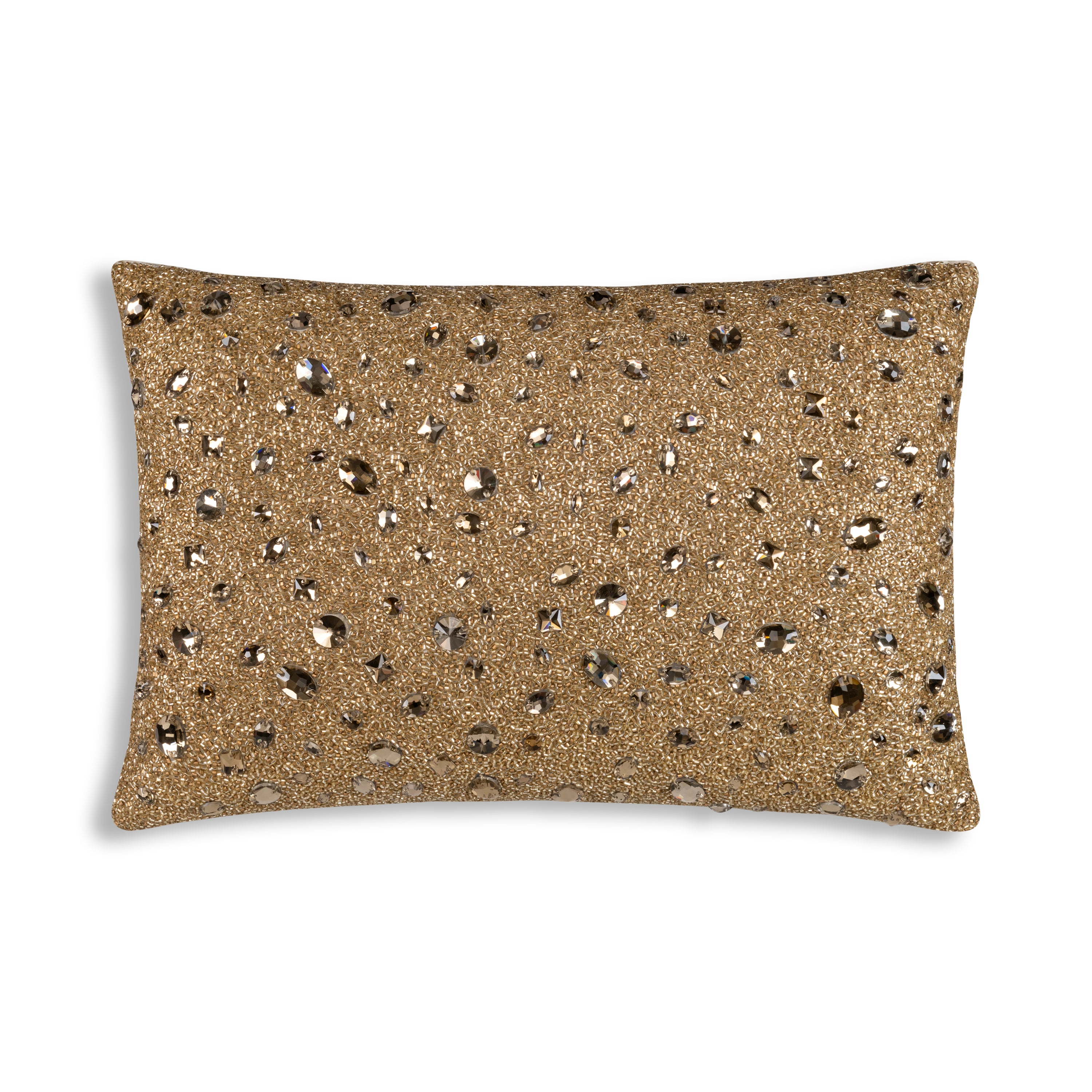 Aida Stone Beaded Pillow