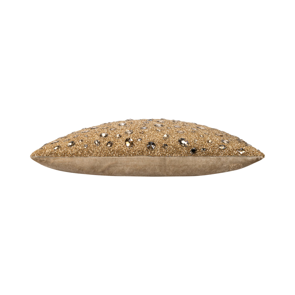 Aida Stone Beaded Pillow