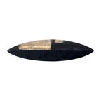 Amai Navy Hairon Hide Velvet Back Pillow