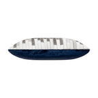 Amalfi Navy Hairon Hide Pillow