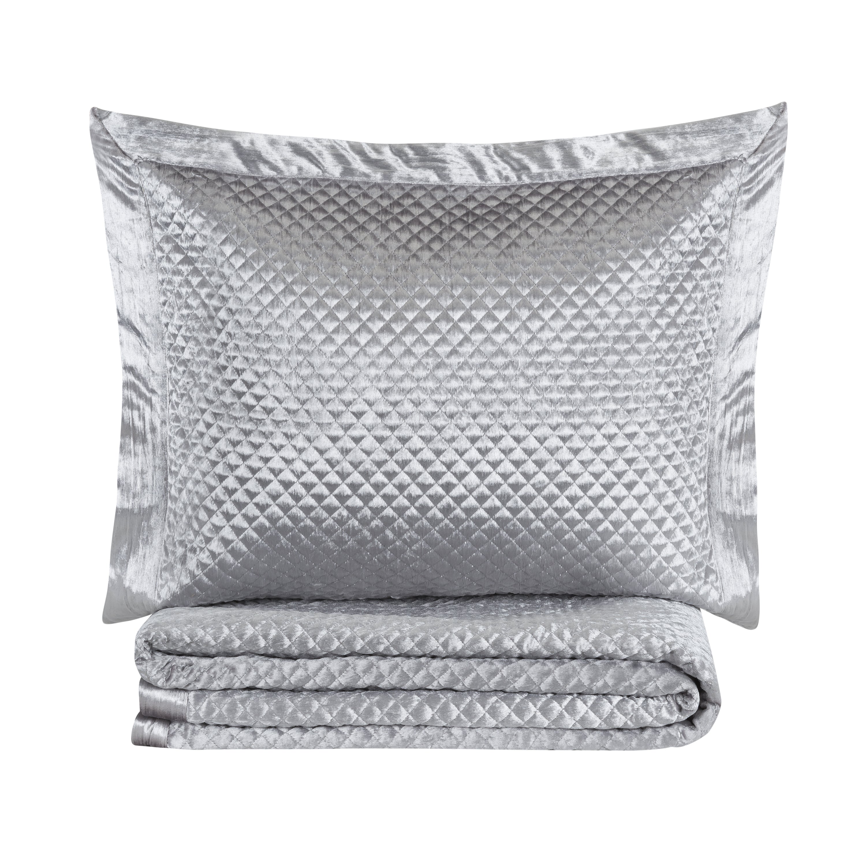 Amani Grey Quilt Set
