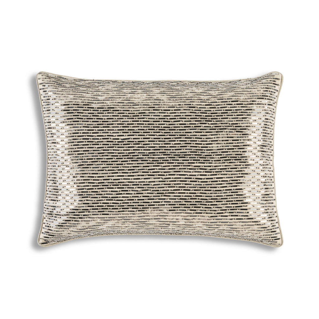 Ash Silver Linen Pillow