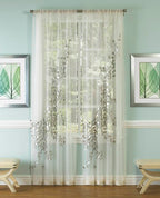 Aura White Sheer Panel