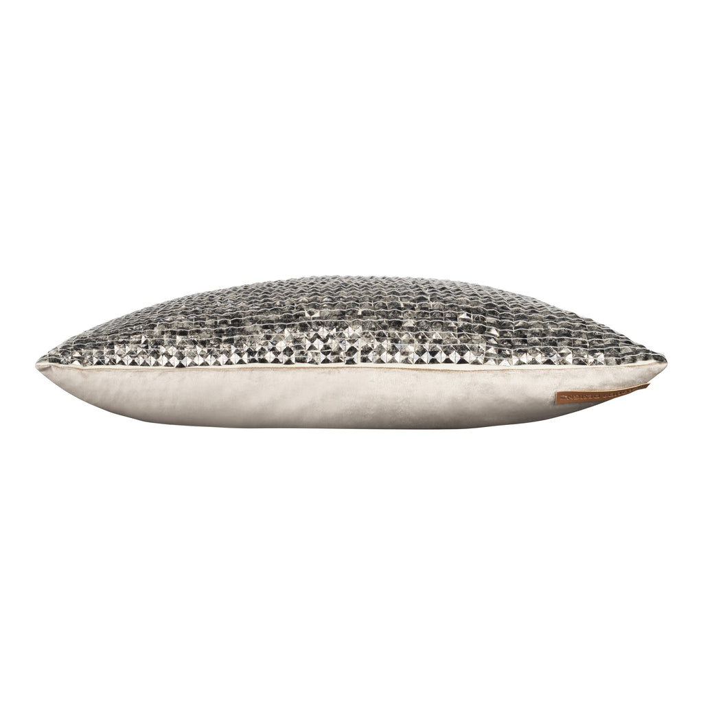 Avanti Beige Velvet Pillow