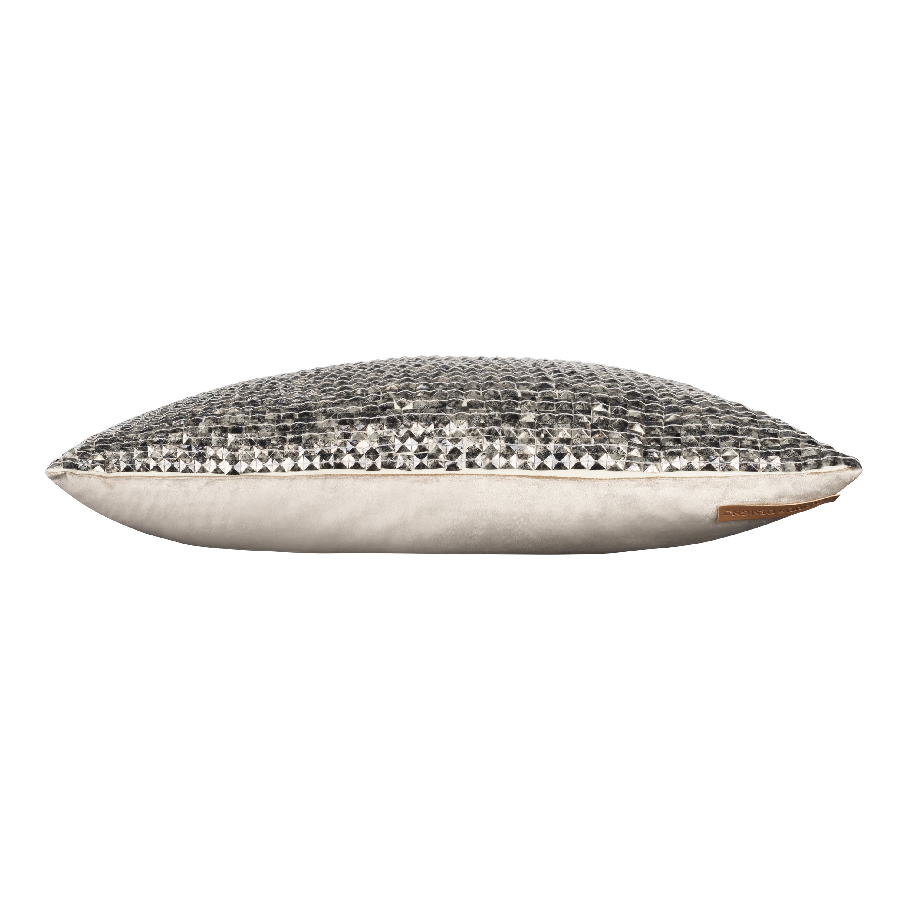 Avanti Beige Velvet Pillow