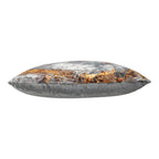 Bella Grey Gold Velvet Pillow