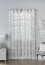 Bella White Sheer Panel