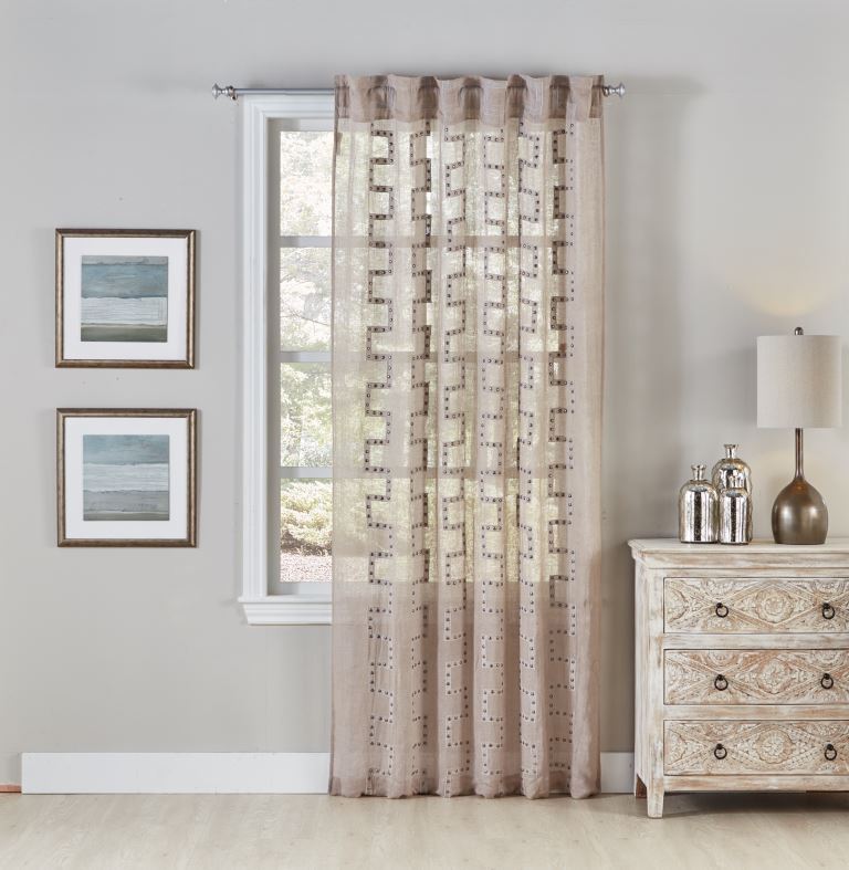 Lilly Beige Linen Panel