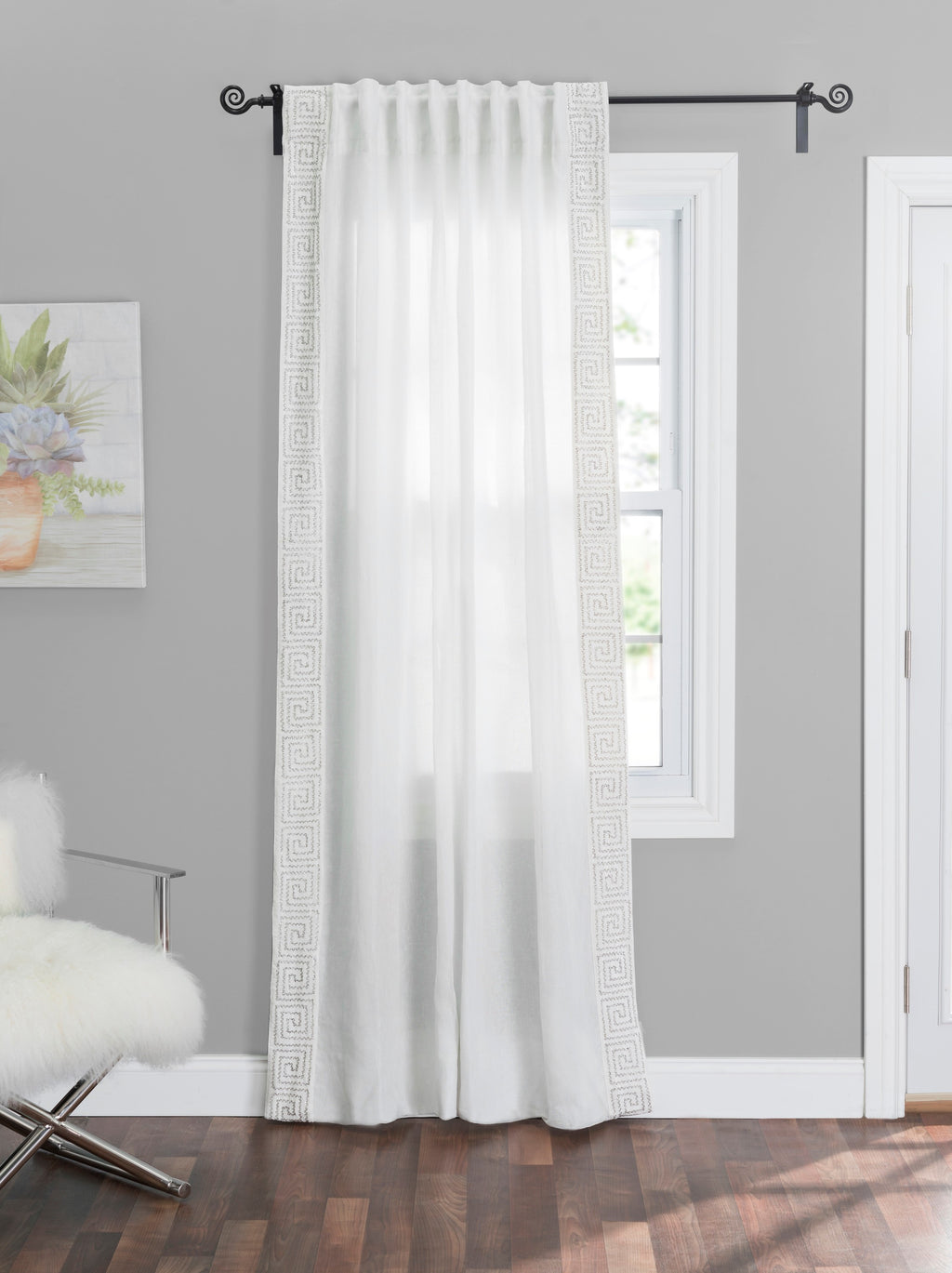 Cyprus Ivory Linen Panel