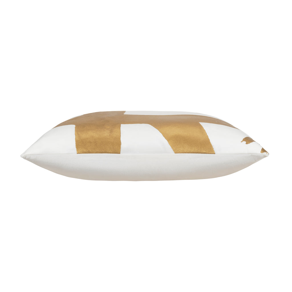 Cortana Ivory Gold Pillow