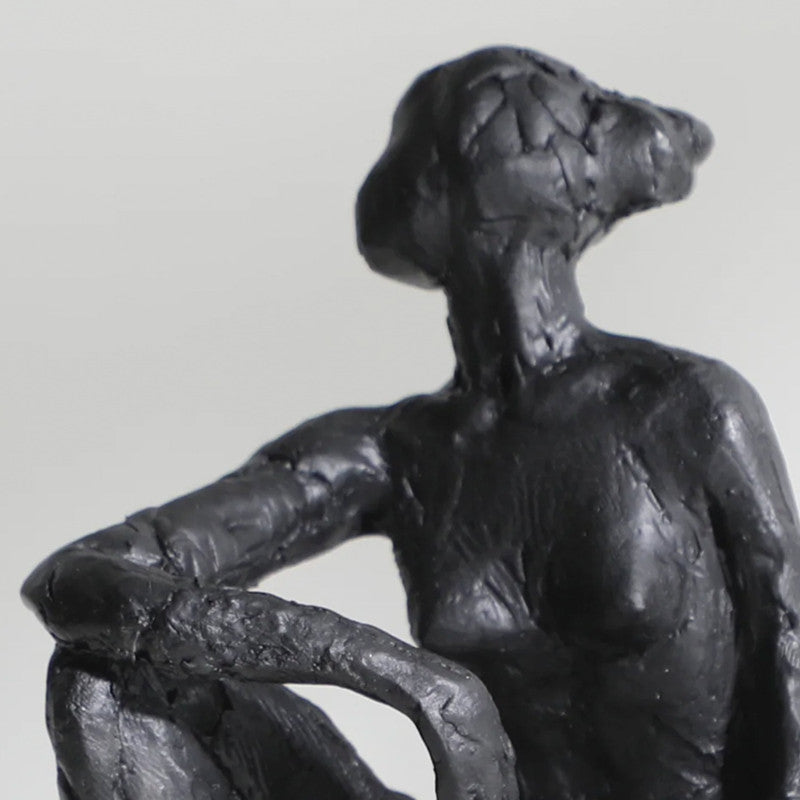 Home Decor Atlas Sitting Woman - C