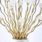 Home Decor Grace White Crystal Flower