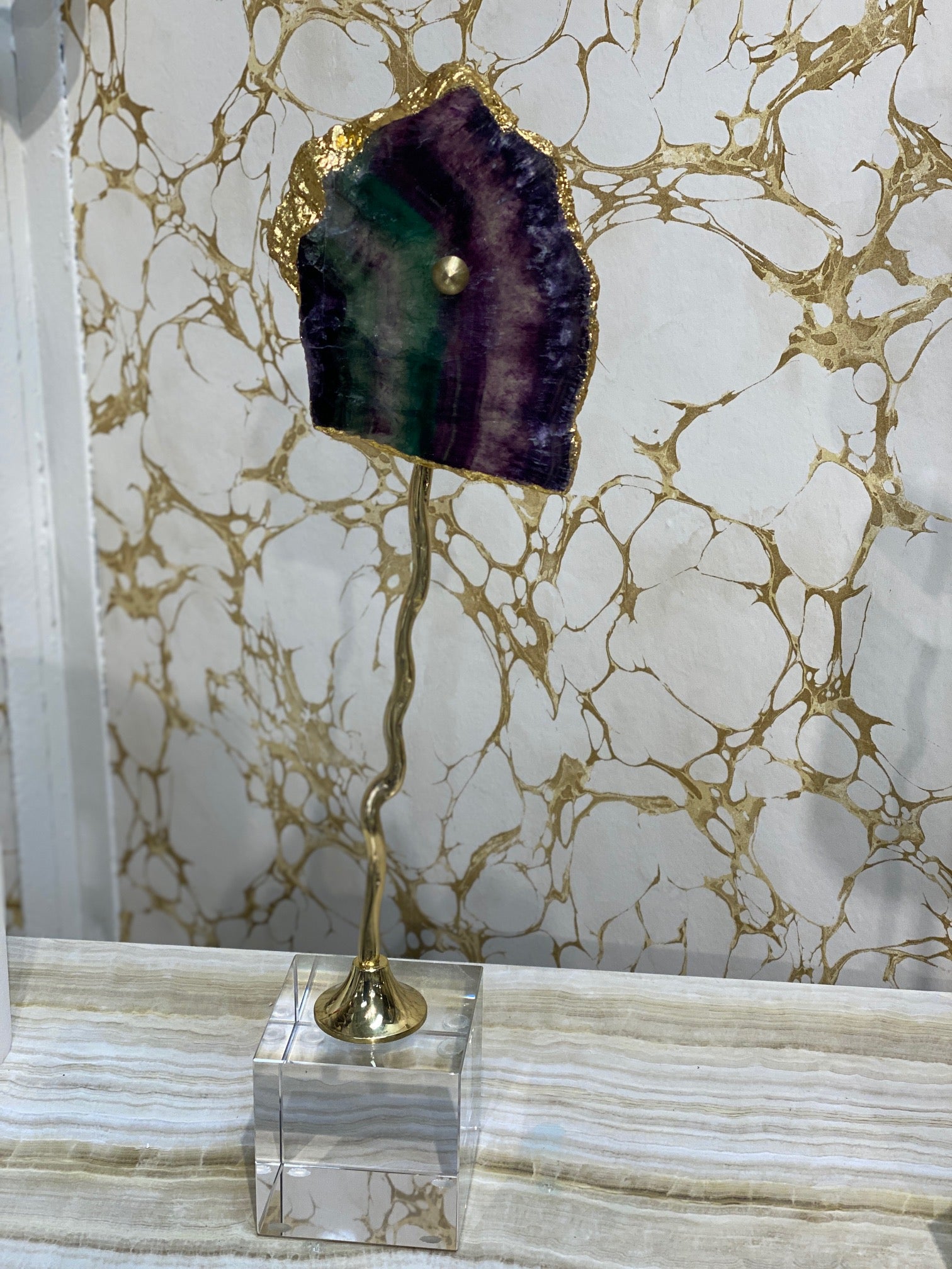 Home Decor Mia Flourite Ornament - Medium