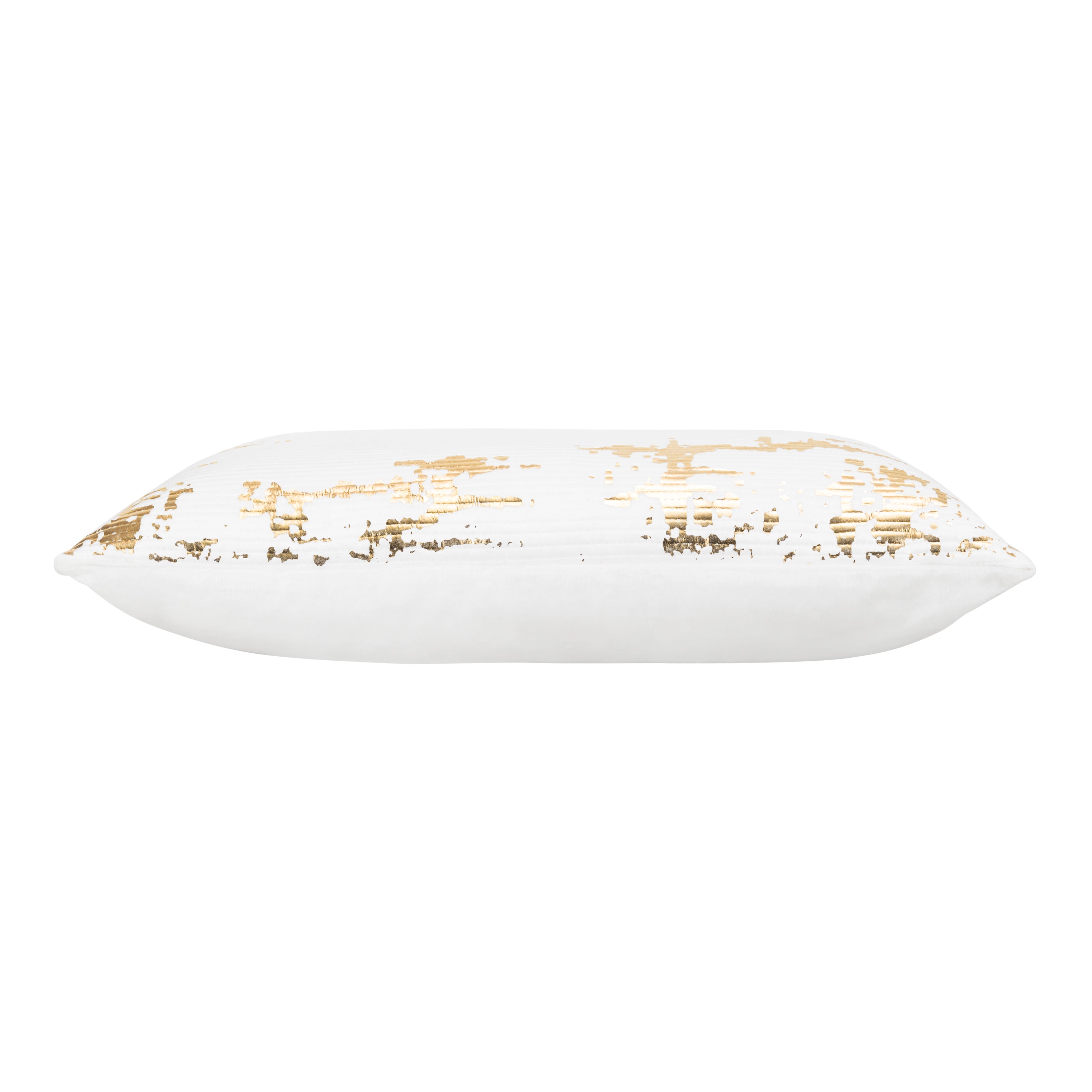 Inspire Me! Home Decor Asra White and Gold Pillow