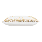 Inspire Me! Home Decor Asra White and Gold Pillow