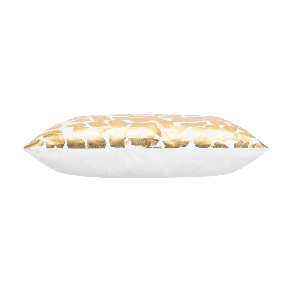 Becca Ivory Gold Pillow