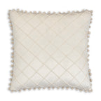 Inspire Me! Home Decor Diamond Beige Pillow