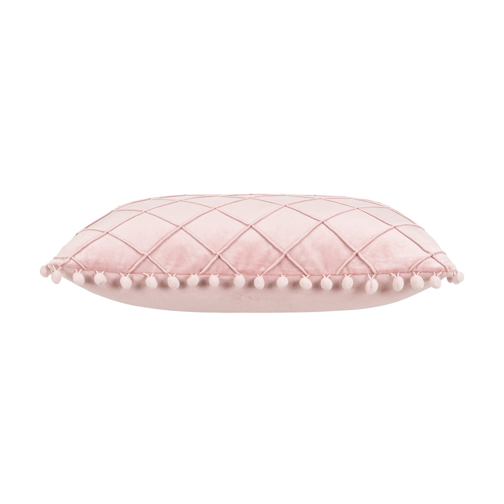 Inspire Me! Home Decor Diamond Pink Pillow