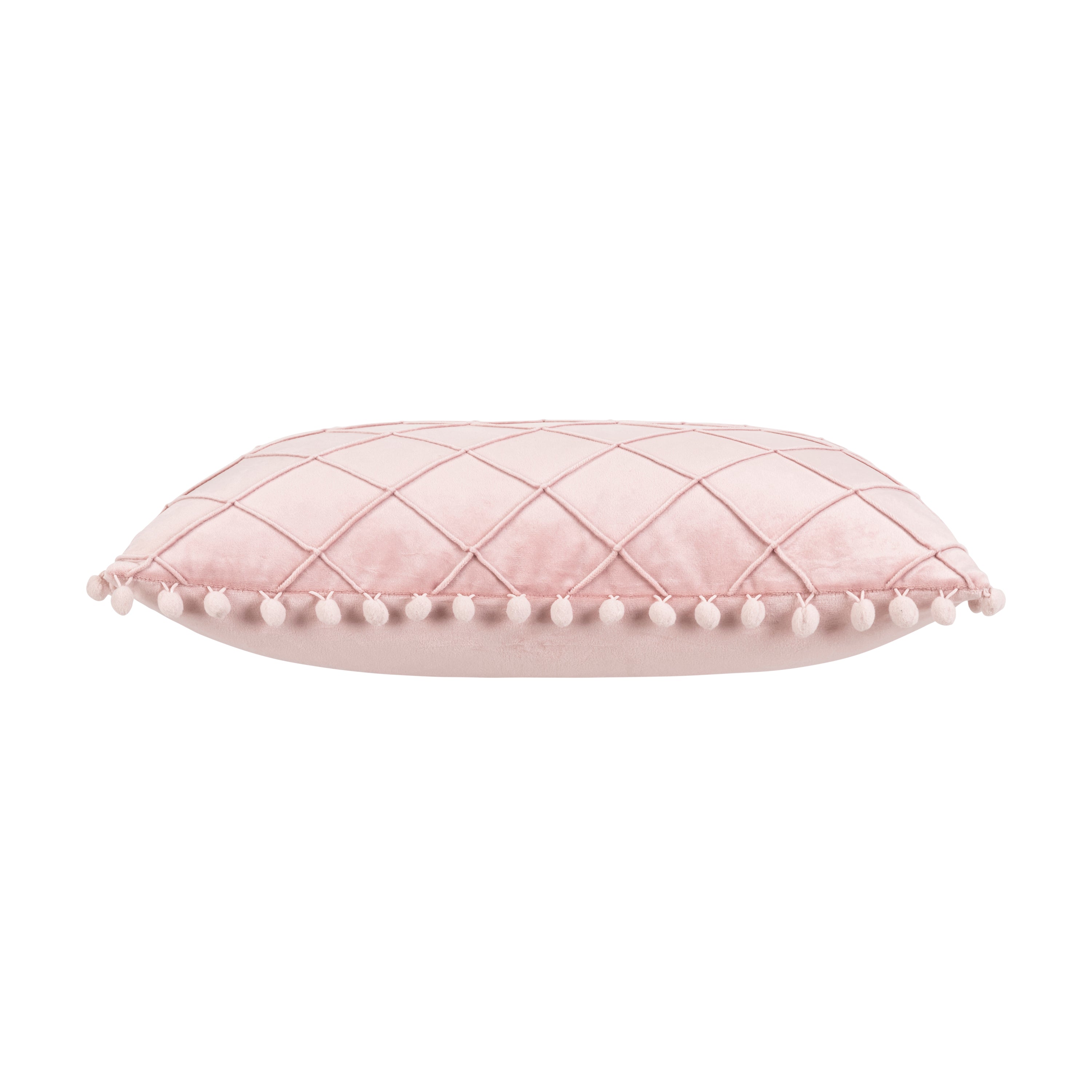 Inspire Me! Home Decor Diamond Pink Pillow