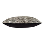 Hudson Animal Print Black Velvet Pillow